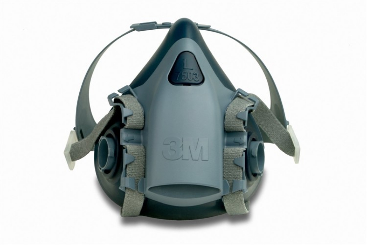 Picture of 3M™ Premium Half Facepiece Respirator Size Medium / 7502 > XA007709331