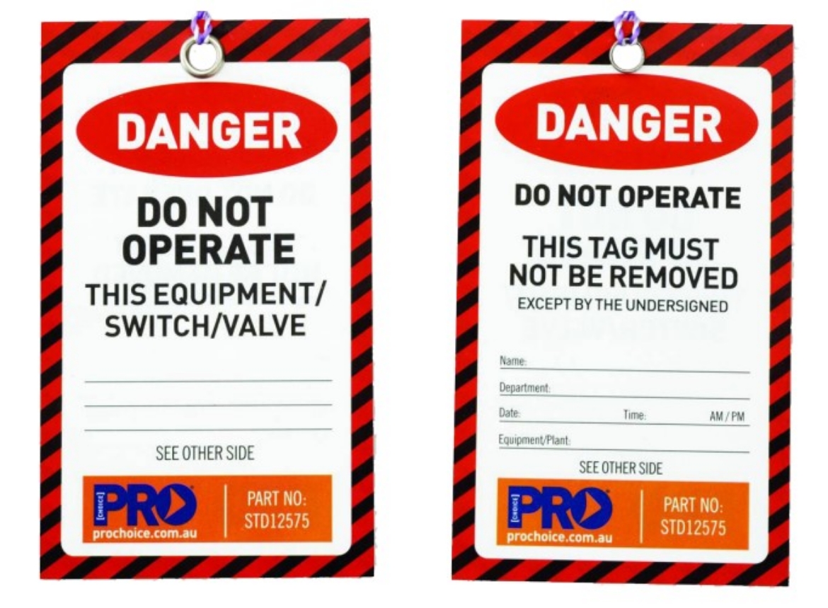 Picture of ProChoice Danger Do Not Operate This Equipment/Switch/Valve Safety Tags 125mm x 75mm