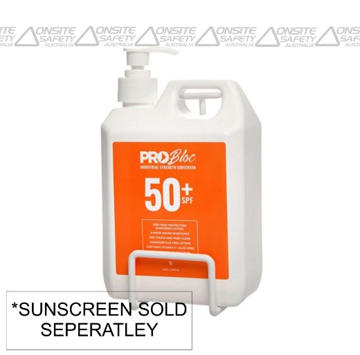 Picture of PRO-BLOC Wall Bracket for 1 Litre Sunscreen Pump Bottle