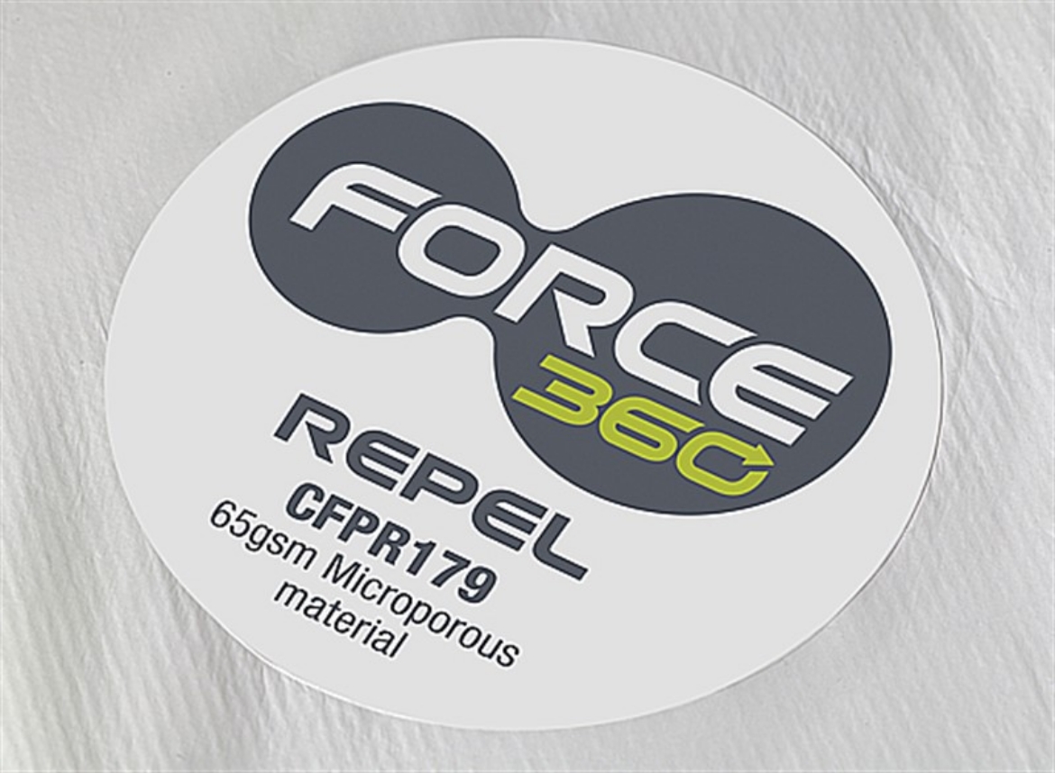 Picture of Force360 Repel Type 5,6 Coverall White FPR Clothing