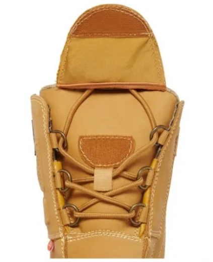 Picture of KING GEE Bennu Rigger Zip Safety Boot Water Resistant Full Grain Nubuck Leather > Wheat