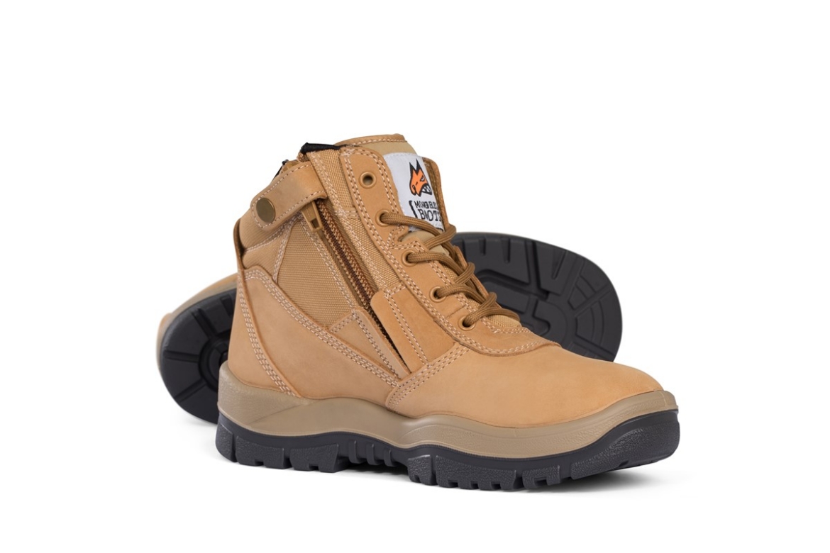 Picture of MONGREL Wheat ZipSider Ankle Boot TPU/PU Sole with Steel Toe Cap