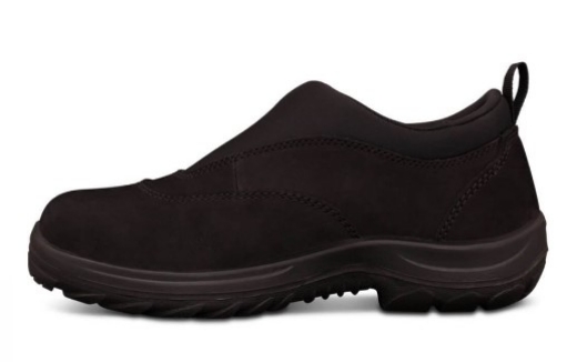 Picture of OLIVER WB34 Series Black Slip On Sports Shoe Water Resistant Nubuck Leather Fully Lined