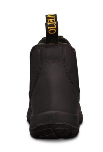 Picture of OLIVER WB34 Series Black Elastic Sided Boot, Water Resistant Full Grain Leather