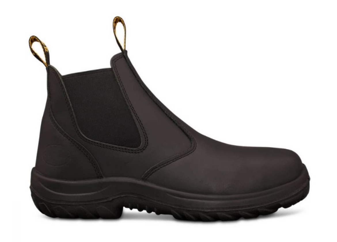 Picture of OLIVER WB34 Series Black Elastic Sided Boot, Water Resistant Full Grain Leather