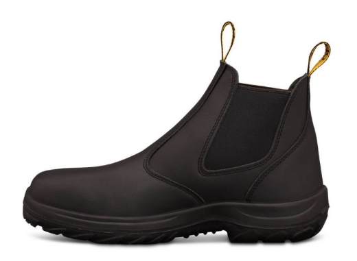 Picture of OLIVER WB34 Series Black Elastic Sided Boot, Water Resistant Full Grain Leather