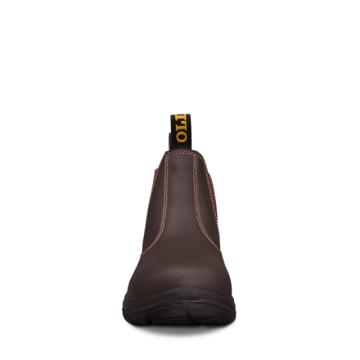Picture of OLIVER WB34 Series Claret Elastic Sided Boot, Water Resistant Full Grain Leather