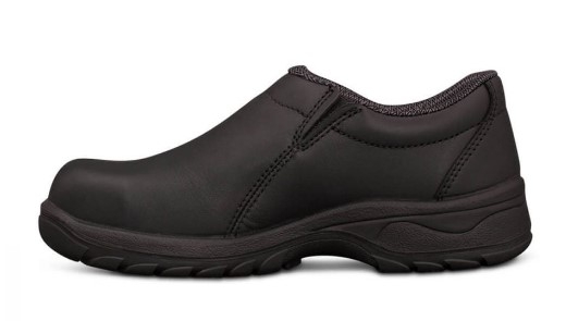 Picture of OLIVER PB49 Series Black Slip on Shoe, Water Resistant Full Grain Leather, COOLstep Lining, Elastic Gusset