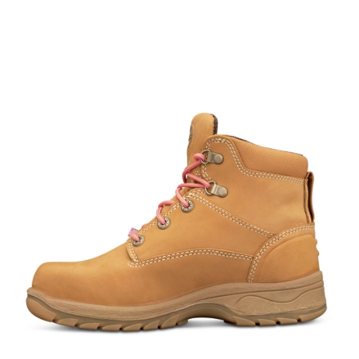 Picture of OLIVER PB49 Series Wheat Ankle Height Lace Up Boot, Water Resistant Nubuck Leather, Padded Collar, COOLstep lining, Toe Scuff Protection ** Discontinued Style**