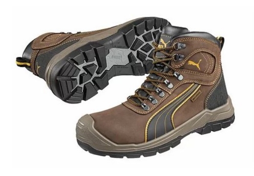 Picture of PUMA Sierra Nevada Brown Zip Side Boots with Scuff Cap