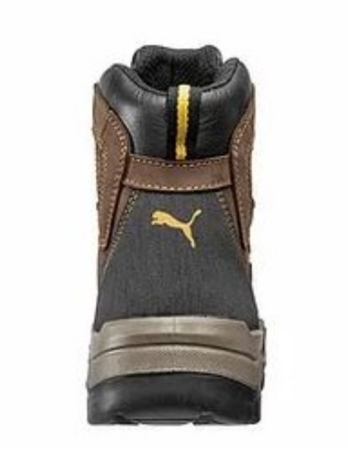 Picture of PUMA Sierra Nevada Brown Zip Side Boots with Scuff Cap