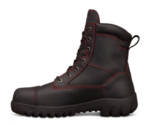 Picture of OLIVER HS66 Series Black 180mm Lace Up Wildland Fire Fighters Boot, Composite Toe Cap, Optional Lace In Zipper Attachment