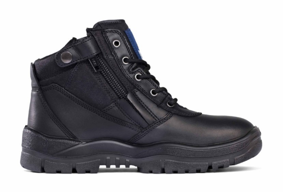 Picture of MONGREL Black Non-Safety ZipSider Boot TPU/PU Sole