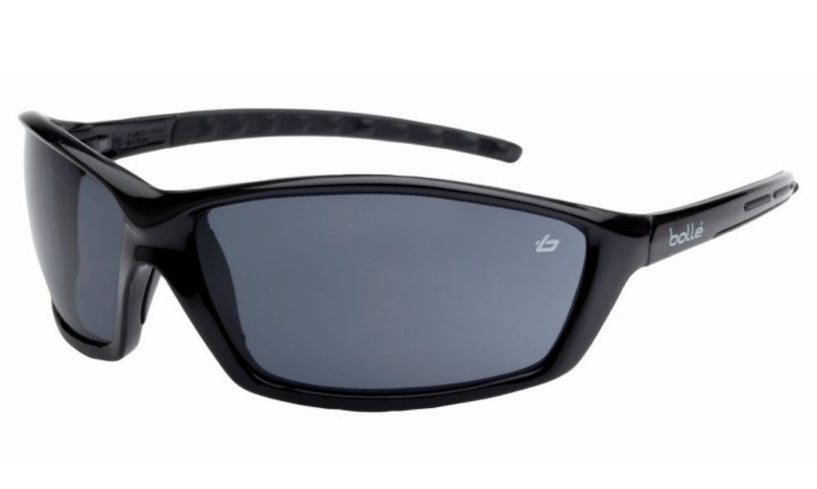 Picture of BOLLE Prowler Gloss Black Frame AS/AF Smoke Lens