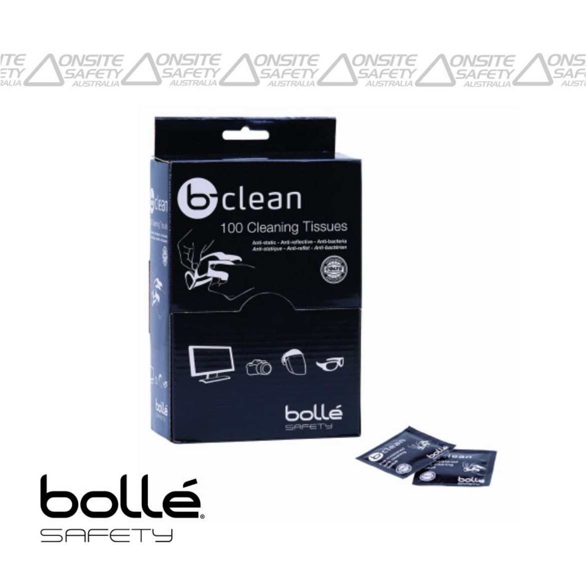 Picture of BOLLE B-CLEAN DISPENSER WITH 100 LENS WIPES