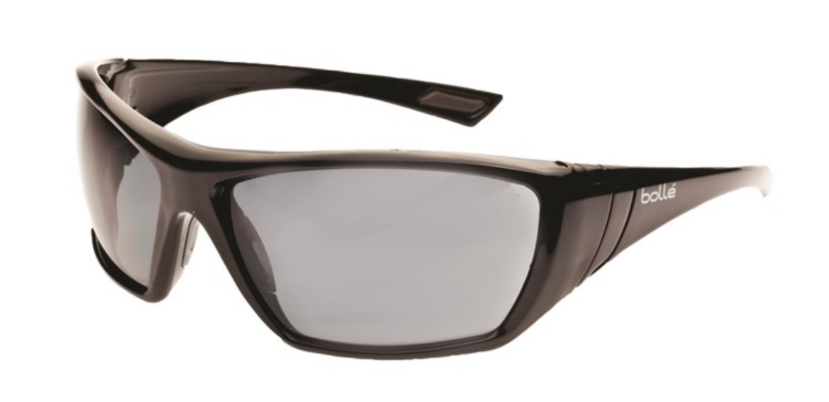 Picture of BOLLE HUSTLER Gloss Black Frame AS/AF Smoke Lens