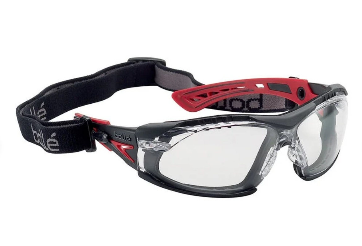 Picture of BOLLE Rush+ Seal Platinum AS/AF Clear Lens Assembled with Gasket & Strap