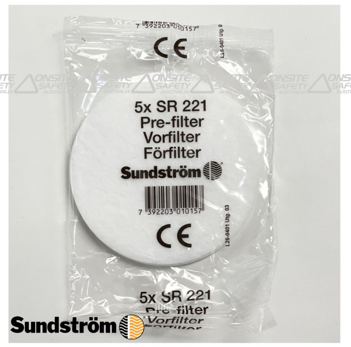 Picture of SUNDSTROM Pre-Filter SR221