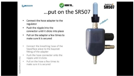 Picture of SUNDSTROM SR 507 Compressed Air Attachment  (Complete)