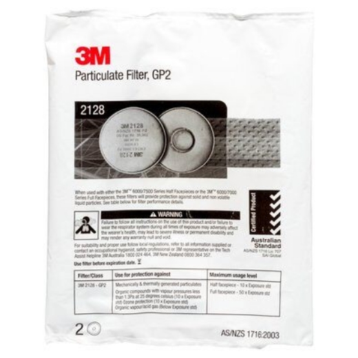 Picture of 3M™ GP2 Particulate Filter P2 with Nuisance Level Organic Vapor/Acid Gas Relief > 70071486198