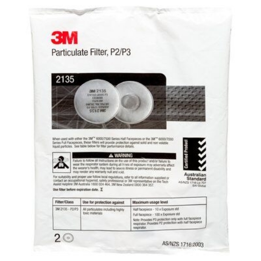 Picture of 3M™ P2 / P3 Particulate Disc Filter / 2135 > 70071486206