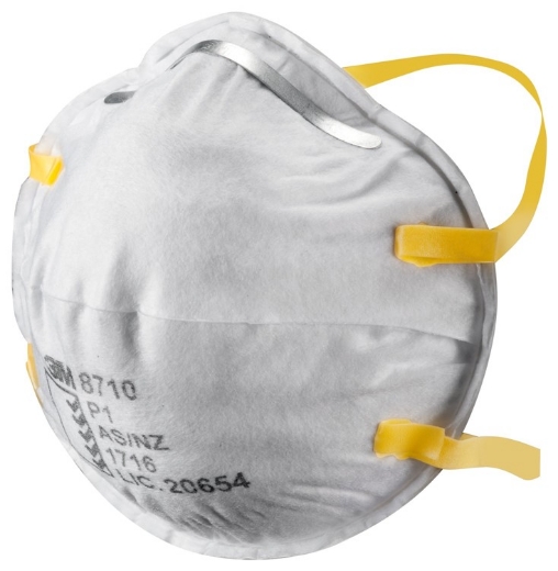 Picture of 3M™ P1 Cupped Particulate Respirator / 8710 > WX700900029