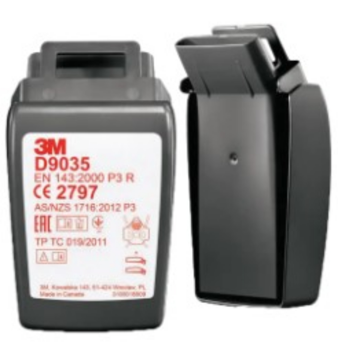 Picture of 3M™ Secure Click™ D9035 Secure Click Replaceable Particulate Filter P3 > UU010285664