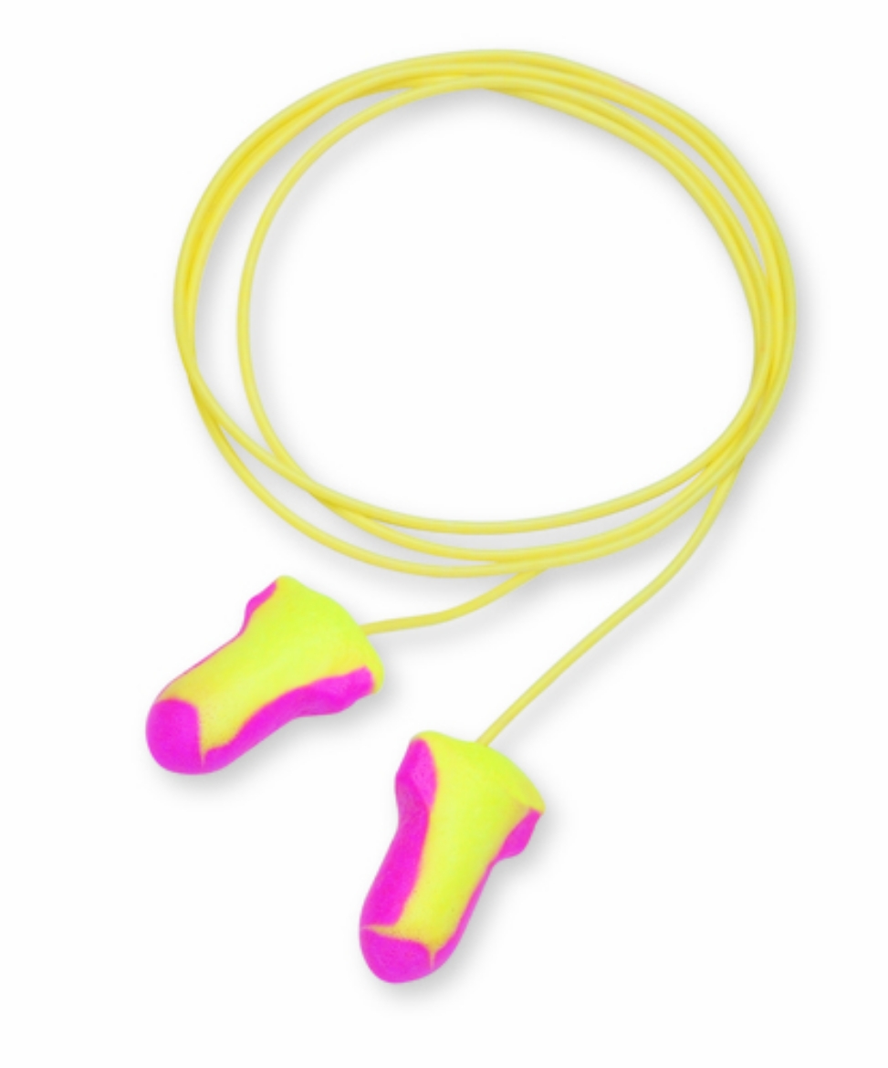 Picture of HOWARD LEIGHT Laser Lite Disposable Earplugs Corded Polycord, Individual Poly Bag SLC80 Class 4 25dB Box/100