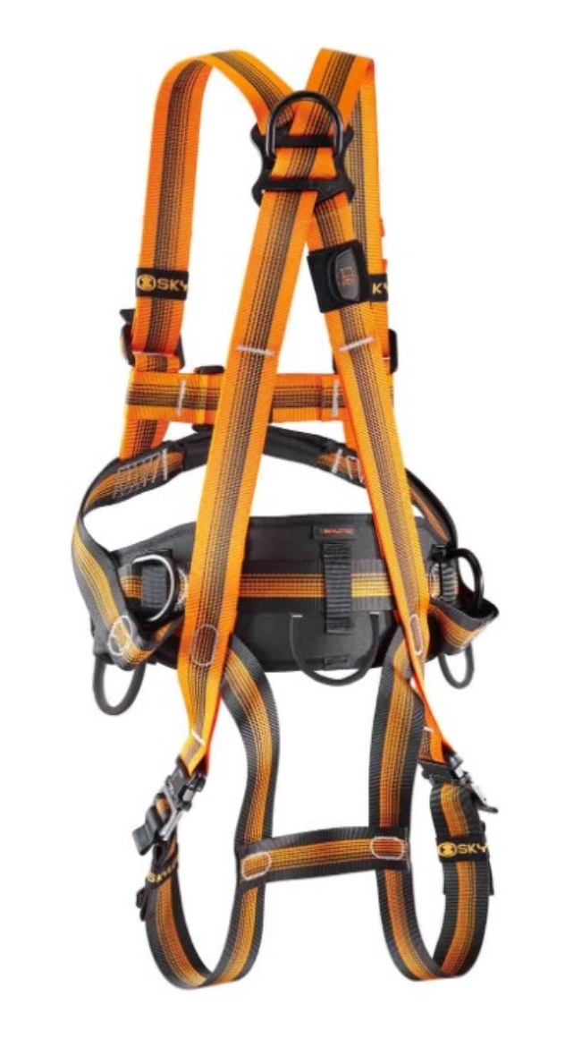 Picture of SKYLOTEC FALC Compliance Level All Purpose Harness with Frontal and Dorsal Attachment Points Includes Side D Rings for Work Position and Confined Space Loops