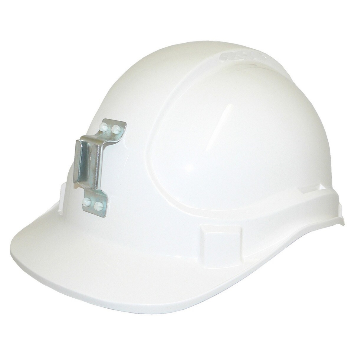 Picture of 3M™ Hard Hat Non-Vented ABS Type 1 with Metal Lamp Bracket - White > AT010705443