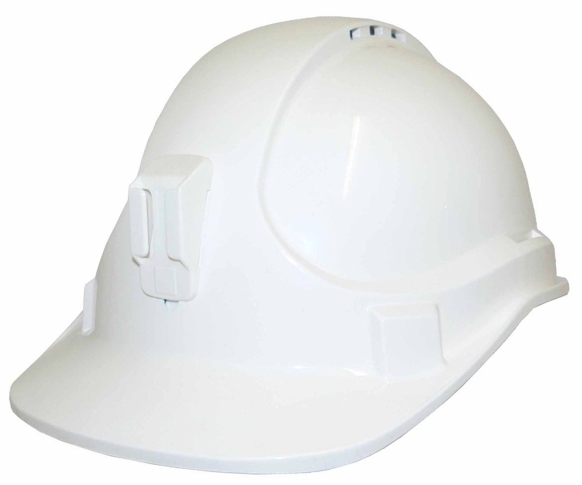 Picture of 3M™ Safety Helmet ABS (Type 1) Vented & poly lamp bracket - WHITE