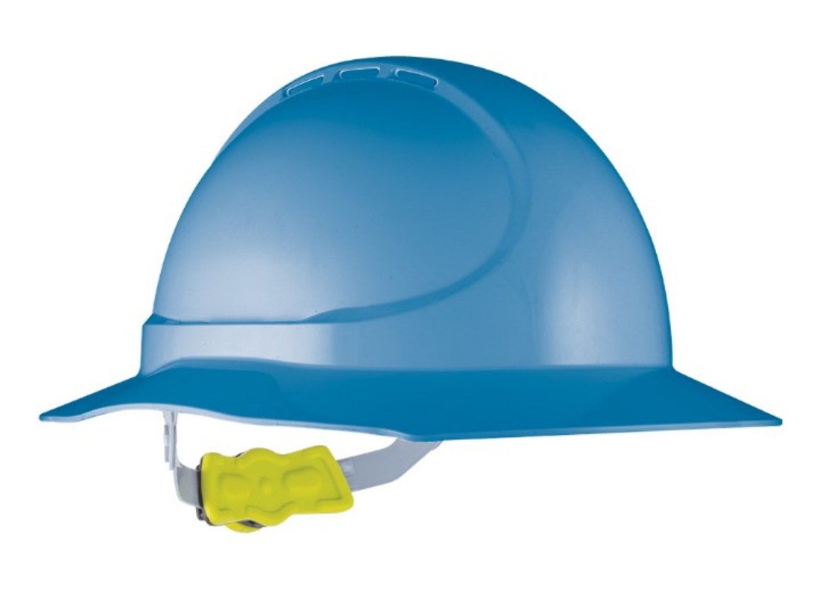 Picture of Force360 GT12 Type 1 ABS Non-Vented Broad Brim Hard Hat with Ratchet Harness