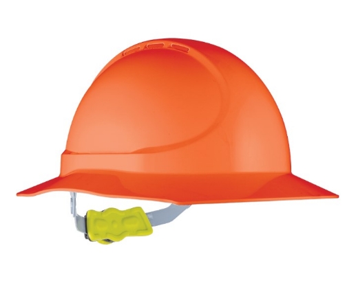 Picture of Force360 GT12 Type 1 ABS Non-Vented Broad Brim Hard Hat with Ratchet Harness