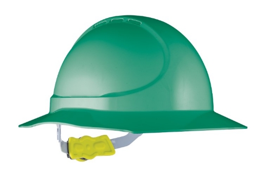 Picture of Force360 GT12 Type 1 ABS Non-Vented Broad Brim Hard Hat with Ratchet Harness
