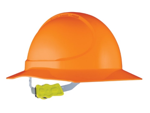 Picture of Force360 GT12 Type 1 ABS Non-Vented Broad Brim Hard Hat with Ratchet Harness