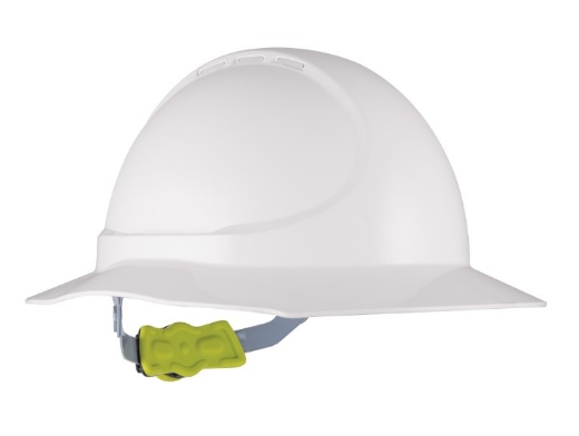 Picture of Force360 GT12 Type 1 ABS Non-Vented Broad Brim Hard Hat with Ratchet Harness