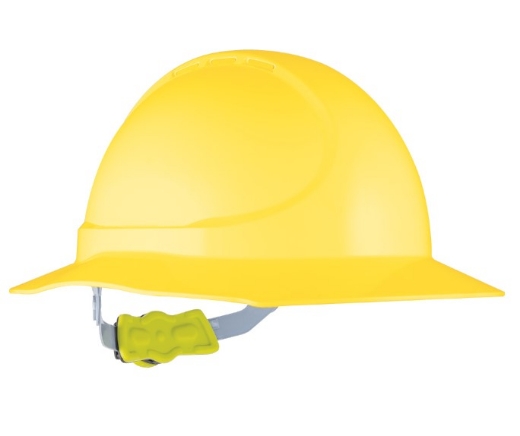 Picture of Force360 GT12 Type 1 ABS Non-Vented Broad Brim Hard Hat with Ratchet Harness
