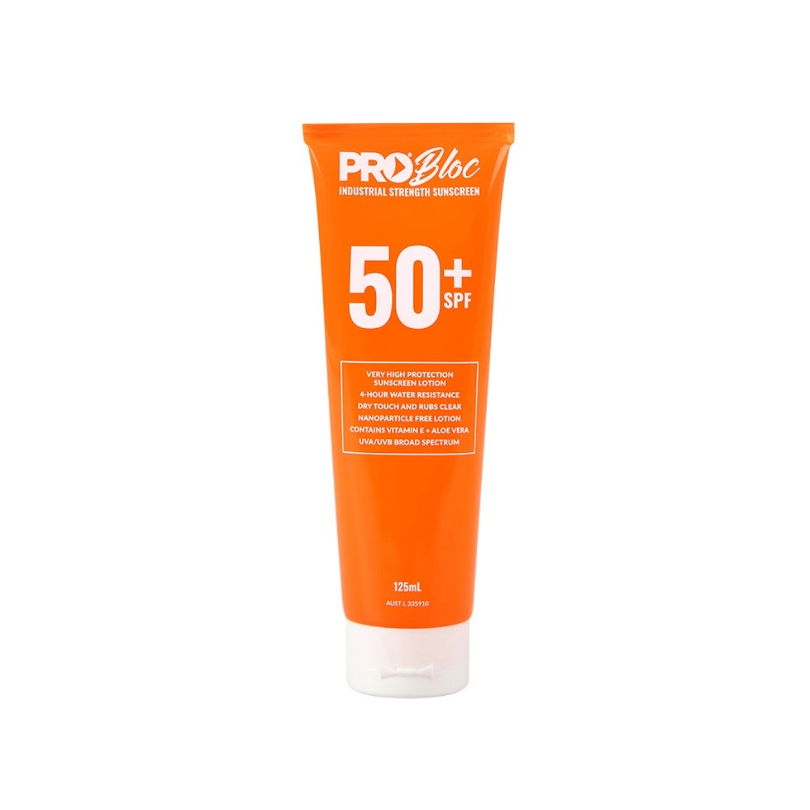 Picture of PROBLOC SPF 50 + Sunscreen 125mL Squeeze Bottle