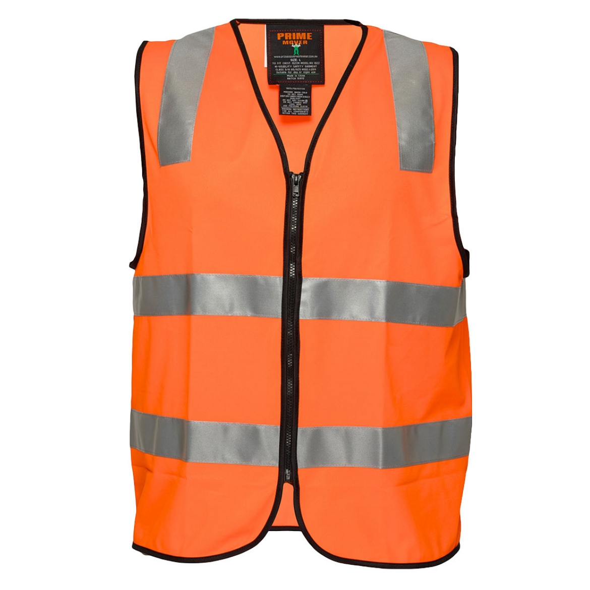Picture of PORTWEST Hi Vis Vest with 3M Tape - Zipper closure