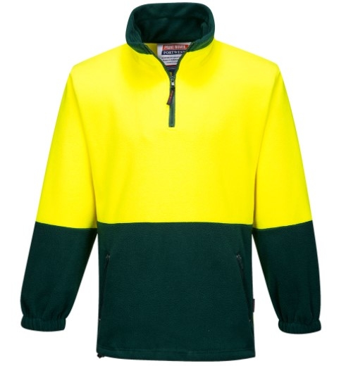 Picture of PRIME MOVER Hi Vis 2 Tone Polar Fleece Anti-Pill Jumper 285gsm