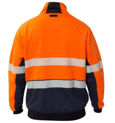 Picture of FLAMEBUSTER Hi Vis FR HRC2 Segmented Reflective Fleece Jacket 300gsm