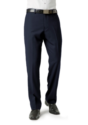Picture of Biz Collection Mens Classic Flat Front Pant