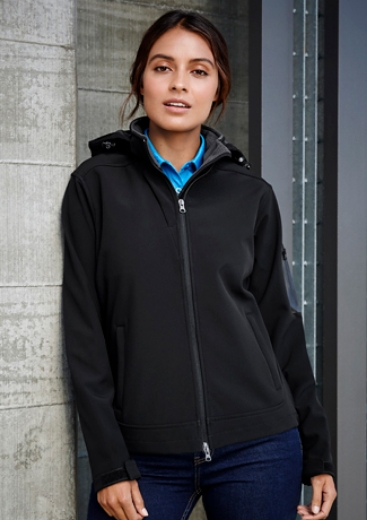 Picture of Biz Collection Womens 96% Polyester 4% Elastane BIZ TECH™ Summit Soft Shell Jacket