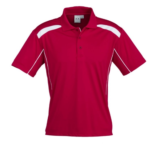 Picture of Biz Collection Mens United Polo Shirt BIZ COOL™ 100% Breathable Polyester 155gsm S/S