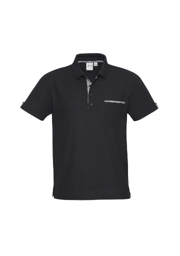 Picture of Biz Collection Mens Edge Polo 65% Polyester, 35% Cotton Low Pill Pique Knit 210 GSM