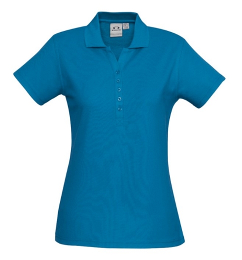 Picture of Biz Collection Womens Crew Polo Shirt 210gsm S/S