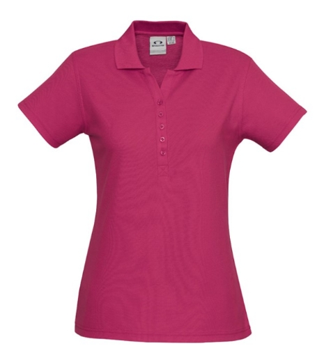 Picture of Biz Collection Womens Crew Polo Shirt 210gsm S/S