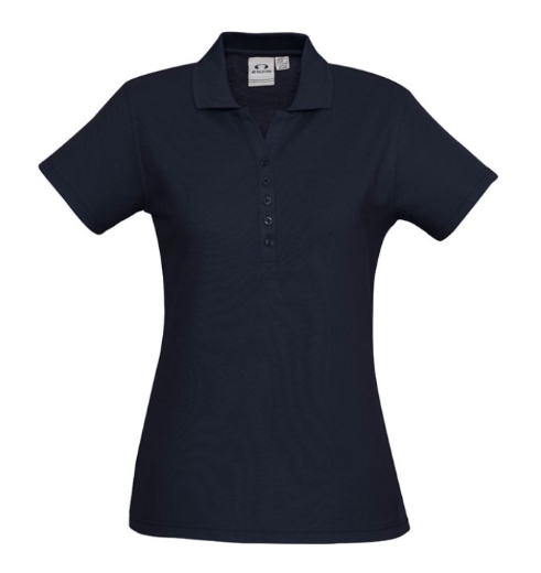 Picture of Biz Collection Womens Crew Polo Shirt 210gsm S/S