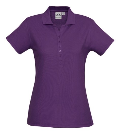 Picture of Biz Collection Womens Crew Polo Shirt 210gsm S/S