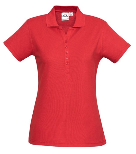 Picture of Biz Collection Womens Crew Polo Shirt 210gsm S/S